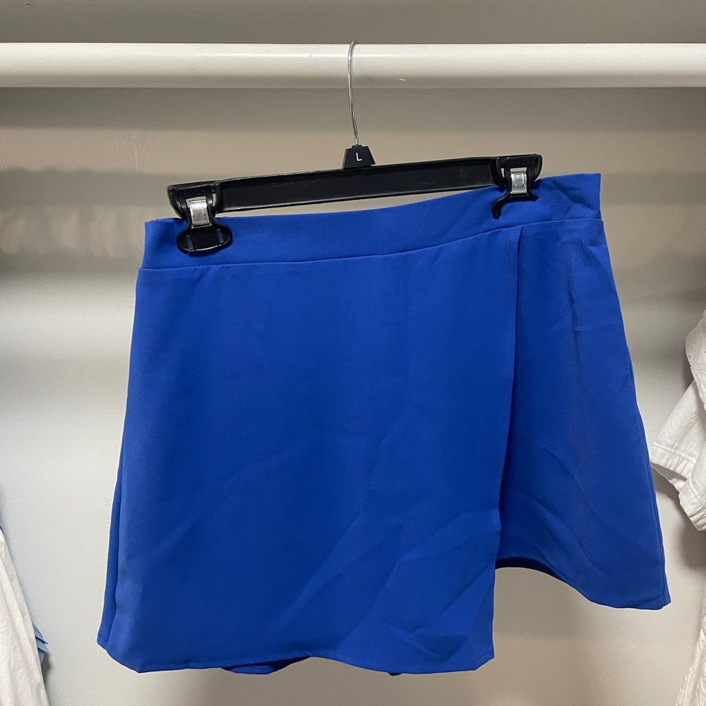 Boutique Royal Blue Size Large Skort / Skirt and Shorts